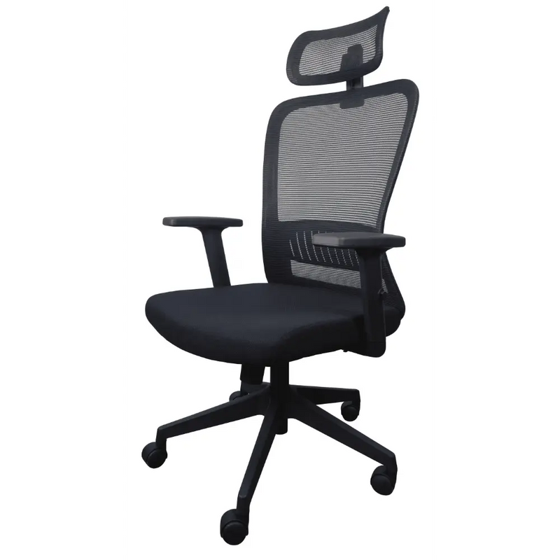 Medical Visitor Chair | Fixed-Height Reception Seating with Lumbar Support & 1-Year Warranty