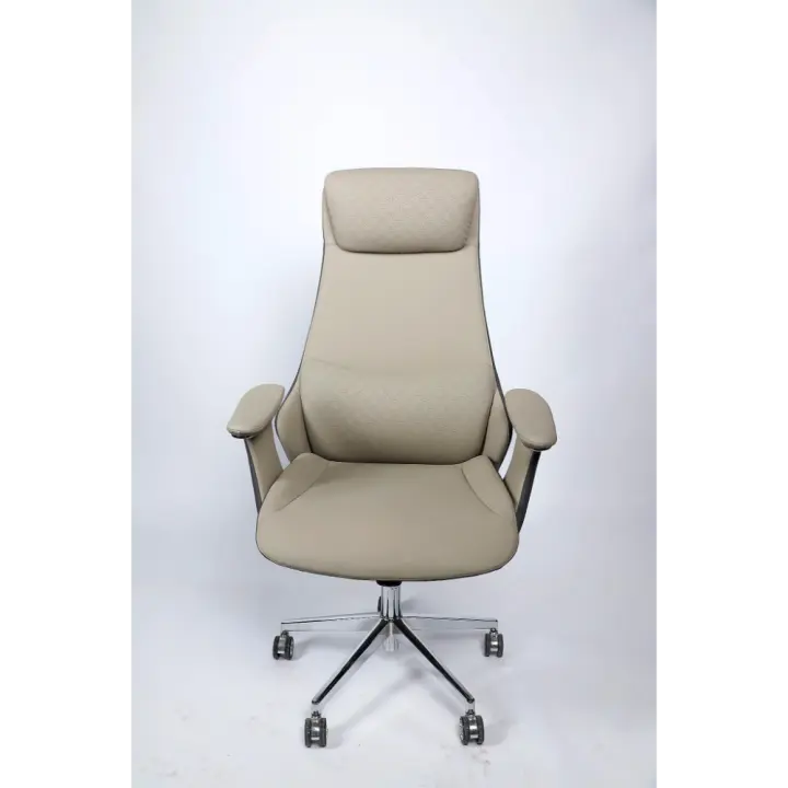 Nova Elite Ergonomic Executive Chair | Premium PU Leather with Adjustable Headrest & 2-Year Warranty