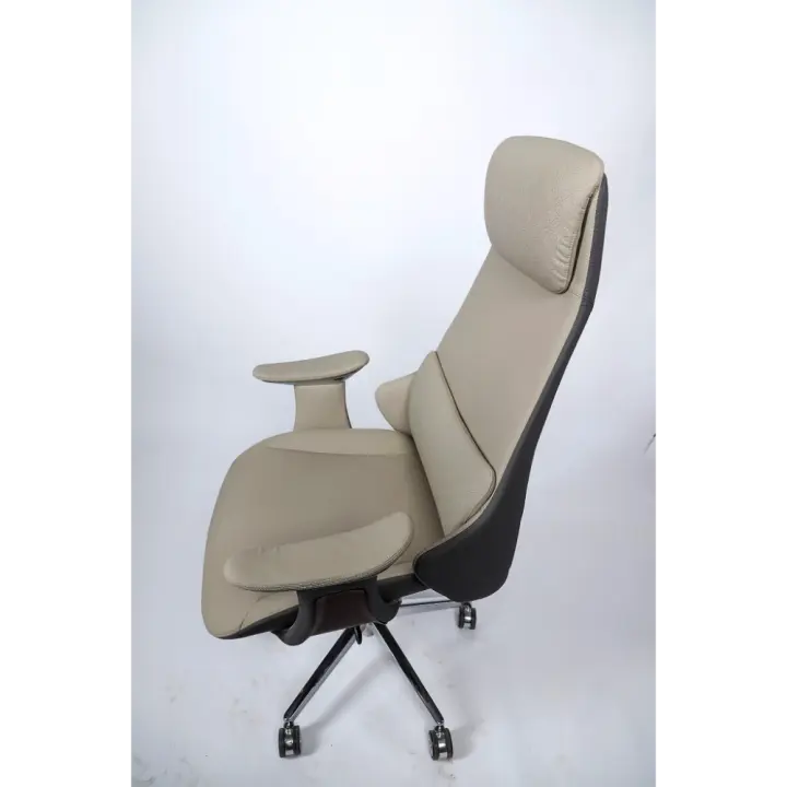 Nova Elite Ergonomic Executive Chair | Premium PU Leather with Adjustable Headrest & 2-Year Warranty