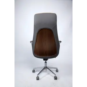 Nova Elite Ergonomic Executive Chair | Premium PU Leather with Adjustable Headrest & 2-Year Warranty