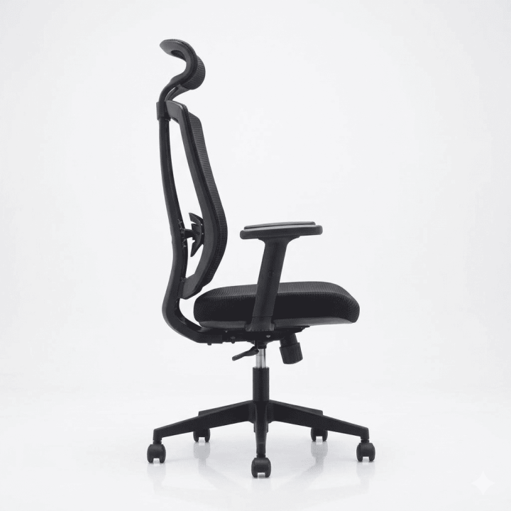 Medical Mesh Chair High Back | Ergonomic Adjustable Office Chair with Lumbar Support & 1-Year Warranty