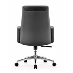 Orion Luxe Executive Office Chair | Premium Black PU Leather with Adjustable Headrest & 2-Year Warranty