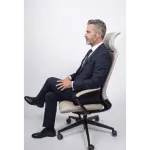 Executive Desk Leather Chair | Premium Black PU Leather Office Chair with 2-Year Warranty