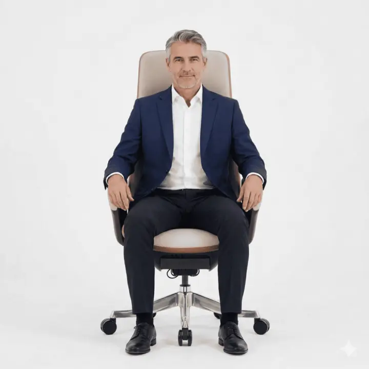 Astra Comfort Executive Chair | Premium PU Leather Ergonomic Office Chair with 2-Year Warranty