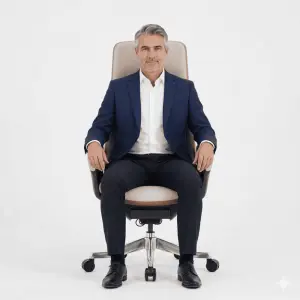 Astra Comfort Executive Chair | Premium PU Leather Ergonomic Office Chair with 2-Year Warranty