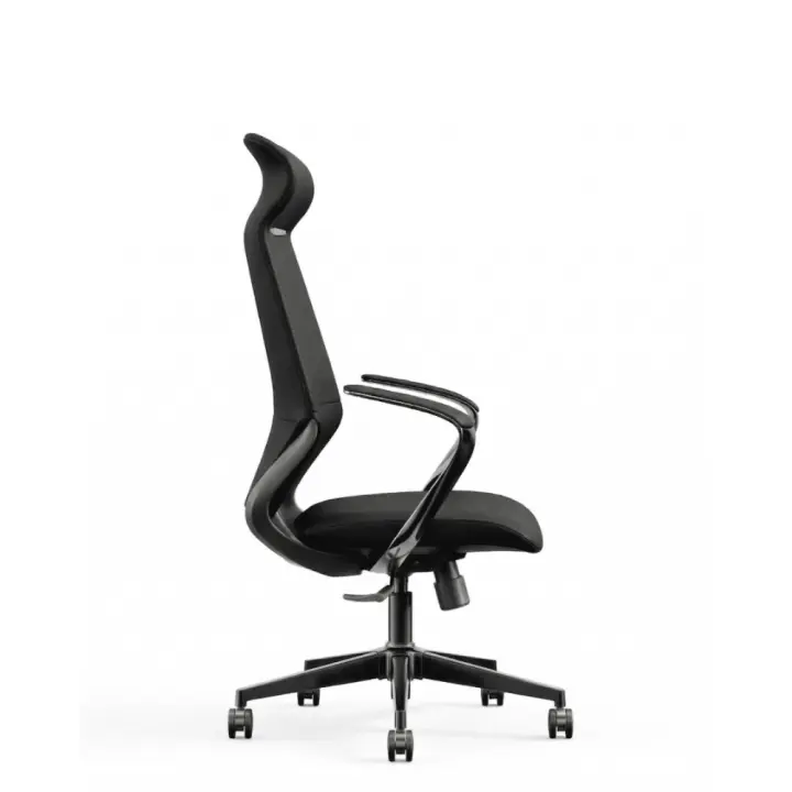 CEO Executive Desk Chair | Premium Black PU Leather High-Back Office Chair with 2-Year Warranty