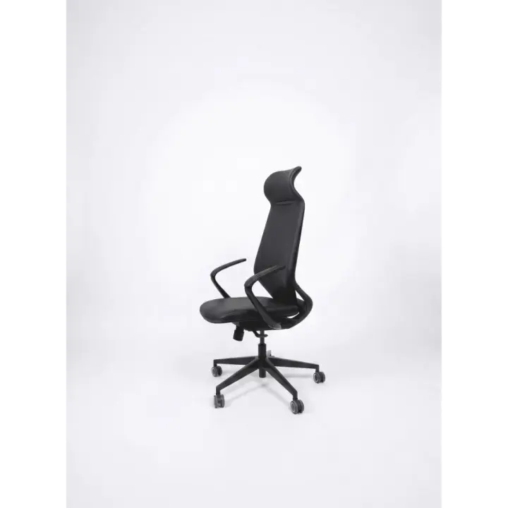 CEO Executive Desk Chair | Premium Black PU Leather High-Back Office Chair with 2-Year Warranty