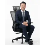 Medical Visitor Chair | Fixed-Height Reception Seating with Lumbar Support & 1-Year Warranty