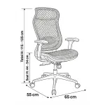 Nova Elite Ergonomic Executive Chair | Premium PU Leather with Adjustable Headrest & 2-Year Warranty