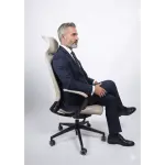 Executive Desk Leather Chair | Premium Black PU Leather Office Chair with 2-Year Warranty