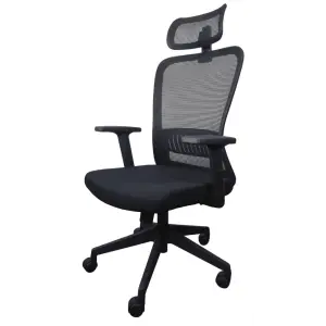 Medical Visitor Chair | Fixed-Height Reception Seating with Lumbar Support & 1-Year Warranty