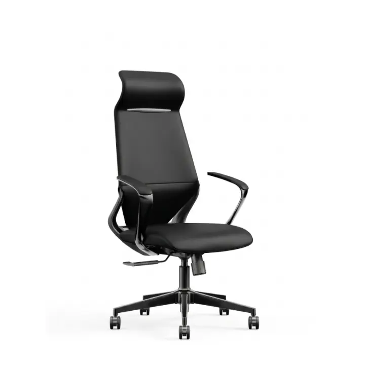 CEO Executive Desk Chair | Premium Black PU Leather High-Back Office Chair with 2-Year Warranty