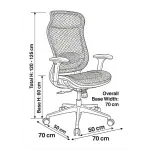 Medical Visitor Chair | Fixed-Height Reception Seating with Lumbar Support & 1-Year Warranty