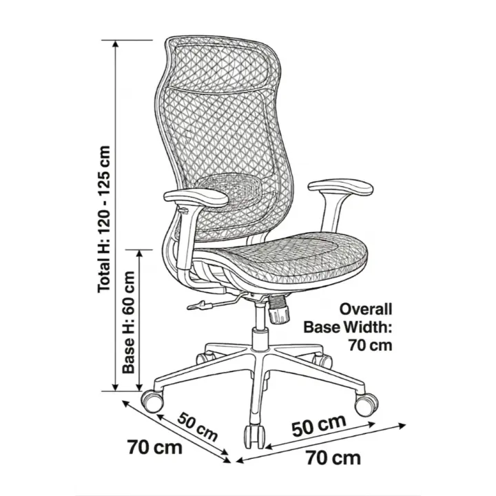 Medical Visitor Chair | Fixed-Height Reception Seating with Lumbar Support & 1-Year Warranty