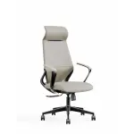 Executive Desk Leather Chair | Premium Black PU Leather Office Chair with 2-Year Warranty