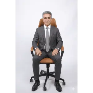 Prestige Elite Executive Chair | Premium Brown PU Leather & Adjustable Headrest