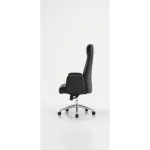 Orion Luxe Executive Office Chair | Premium Black PU Leather with Adjustable Headrest & 2-Year Warranty