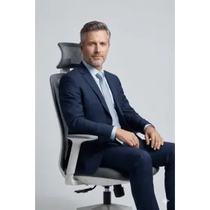 Medical Mesh Chair High Back | Ergonomic Office Chair with 4D Armrests & 1-Year Warranty