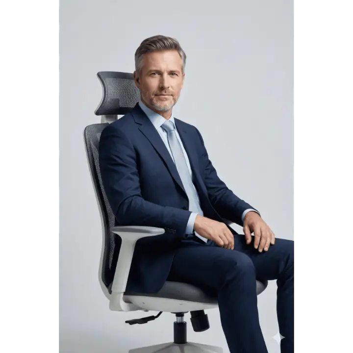 Medical Mesh Chair High Back | Ergonomic Office Chair with 4D Armrests & 1-Year Warranty