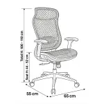 Medical Mesh Chair High Back | Ergonomic Office Seating with Lumbar Support & 1-Year Warranty