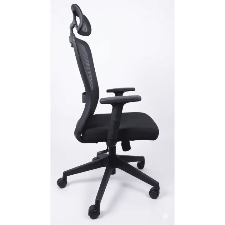Medical Visitor Chair | Fixed-Height Reception Seating with Lumbar Support & 1-Year Warranty