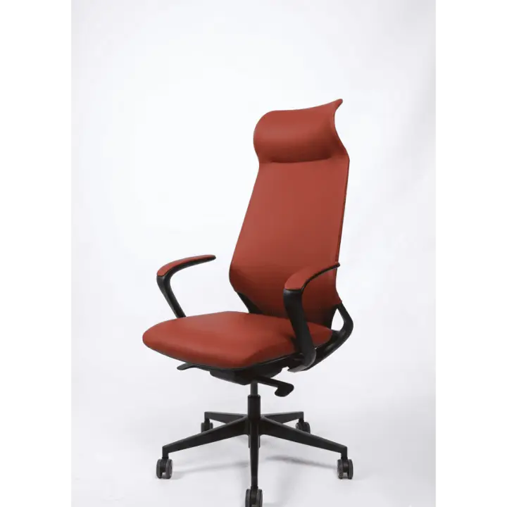 Red Executive Chair | Premium PU Leather High-Back Office Chair with 2-Year Warranty