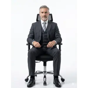 Medical Mesh Chair High Back | Ergonomic Office Seating with Lumbar Support & 1-Year Warranty