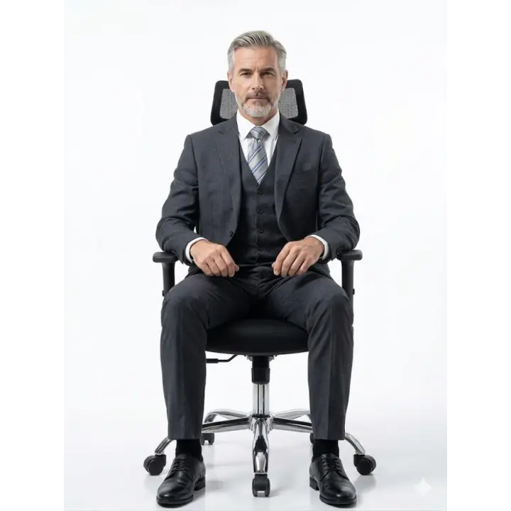 Medical Mesh Chair High Back | Ergonomic Office Seating with Lumbar Support & 1-Year Warranty